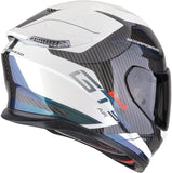 Full-Face Motorcycle Helmet Scorpion Exo Exo-Gt Sp Air Ultra Tct Chameleon White Flex Size M