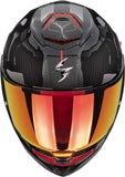 Full-Face Motorcycle Helmet Scorpion Exo Exo-Gt Sp Air Ultra Tct Black Silver Asphalt Size M