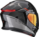 Full-Face Motorcycle Helmet Scorpion Exo Exo-Gt Sp Air Ultra Tct Black Silver Asphalt Size M