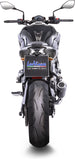 Exhaust Tip With Noise Certification Lv-10 Steel Black Stainless Steel End Cap - Leovince Compatible With Kawasaki Z 900 (2017-2019)