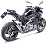 Exhaust Tip With Noise Certification Lv-10 Stainless Steel Stainless Steel End Cap - Leovince Compatible With Kawasaki Z 900 A2 (2018-2024)