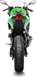 Exhaust Tip Without Sound Certification Lv-10 Stainless Steel Stainless Steel End Cap - Leovince Compatible With Kawasaki Ninja 400 (2022-2023)