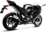 Exhaust Tip Without Sound Certification Lv-10 Stainless Steel Stainless Steel End Cap - Leovince Compatible With Kawasaki Zx 6R Ninja (2024-2026)