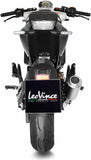Exhaust Tip Without Sound Certification Lv-10 Stainless Steel Stainless Steel End Cap - Leovince Compatible With Husqvarna Svartpilen 401 (2020-2023)