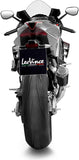 Exhaust Tip Without Sound Certification Lv-10 Carbon Fiber Stainless Steel End Cap - Leovince Compatible With Aprilia Tuono V4 1100 (2021-2024)
