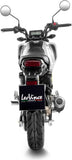 Complete Exhaust System Without Catalytic Converter And Without Sound Certification Lv-10 Carbon Fiber Stainless Steel End Cap - Leovince Compatible With Honda Grom 125 (2022-2024)