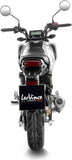 Complete Exhaust System Without Catalytic Converter And Without Sound Certification Lv-10 Stainless Steel Stainless Steel End Cap - Leovince Compatible With Honda Msx 125 (2022-2024)