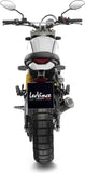 Exhaust Tip Without Sound Certification Lv-10 Steel Black Stainless Steel End Cap - Leovince Compatible With Ducati Scrambler 800 Desert Sled (2021-2022)