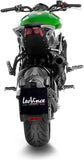 Exhaust Tip With Noise Certification Lv-10 Steel Full Black Steel Black End Cap - Leovince Compatible With Benelli 752 S (2019-2024)