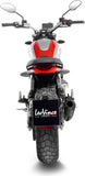 Exhaust Tip With Noise Certification Lv-10 Steel Full Black Steel Black End Cap - Leovince Compatible With Ducati Scrambler 800 Full Throttle (2023-2024)
