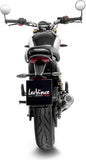 Exhaust Tip Without Sound Certification Lv-10 Stainless Steel Stainless Steel End Cap - Leovince Compatible With Triumph Scrambler 400 X (2024-2026)