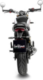 Exhaust Tip Without Sound Certification Lv-10 Stainless Steel Stainless Steel End Cap - Leovince Compatible With Triumph Scrambler 400 X (2024-2026)