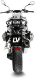 Exhaust Tip Without Sound Certification Lv-12 R Stainless Steel Carbon Fiber End Cap - Leovince Compatible With Bmw R 1250 - Rs (2019-2025)