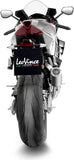 Exhaust Tip Without Sound Certification Lv Corsa S Titanium Stainless Steel End Cap - Leovince Compatible With Aprilia Tuono V4 1100 Rr (2019-2020)