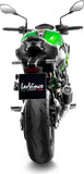 Exhaust Tip With Noise Certification Lv Corsa S Steel Black Stainless Steel End Cap - Leovince Compatible With Kawasaki Z 900 (2017-2019)