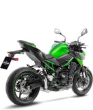 Exhaust Tip Without Sound Certification Lv Corsa Carbon Fiber Stainless Steel End Cap - Leovince Compatible With Kawasaki Z 900 (2020-2024)