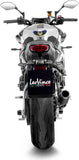 Exhaust Tip Without Sound Certification Lv Corsa Steel Black Stainless Steel End Cap - Leovince Compatible With Yamaha Fz-10 - Sp (2022-2025)