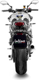 Exhaust Tip Without Sound Certification Lv Corsa Titanium Stainless Steel End Cap - Leovince Compatible With Yamaha Fz-10 - Sp (2016-2020)