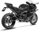 Complete Exhaust System Without Catalytic Converter And Without Sound Certification Lv Corsa Steel Black Stainless Steel End Cap - Leovince Compatible With Yamaha Yzf-R9 900 (2025-2026)