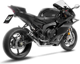 Complete Exhaust System Without Catalytic Converter And Without Sound Certification Lv Corsa Carbon Fiber Stainless Steel End Cap - Leovince Compatible With Yamaha Yzf-R9 900 (2025-2026)