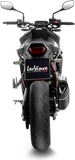 Exhaust Tip With Noise Certification Lv-14 R Steel Black Carbon Fiber End Cap - Leovince Compatible With Honda Cb 750 Hornet (2025-2026)