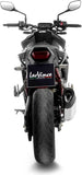 Exhaust Tip With Noise Certification Lv-14 R Stainless Steel Carbon Fiber End Cap - Leovince Compatible With Honda Cb 750 Hornet (2023-2024)