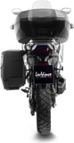 Exhaust Tip Without Sound Certification Lv-14 Steel Black Carbon Fiber End Cap - Leovince Compatible With Honda Xl 750 Transalp Urban (2023-2024)