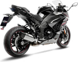 Exhaust Tip Without Sound Certification Lv-14 R Titanium Carbon Fiber End Cap - Leovince Compatible With Kawasaki Ninja 1000 Sx (2025-2026)