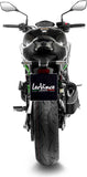 Exhaust Tip Without Sound Certification Lv-14 R Steel Black Carbon Fiber End Cap - Leovince Compatible With Kawasaki Z 900 (2017-2019)