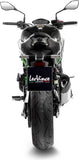 Exhaust Tip Without Sound Certification Lv-14 R Stainless Steel Carbon Fiber End Cap - Leovince Compatible With Kawasaki Z 900 A2 (2025-2026)