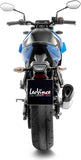 Complete Exhaust System Without Catalytic Converter And Without Sound Certification Lv-14 R Stainless Steel Carbon Fiber End Cap - Leovince Compatible With Suzuki Gsx 8S (2023-2024)