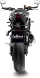 Complete Exhaust System Without Catalytic Converter And Without Sound Certification Lv-14 R Titanium Carbon Fiber End Cap - Leovince Compatible With Triumph Street Triple 765 A2 (2023-2024)