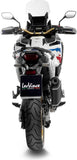 Exhaust Tip With Noise Certification Lv-14 Steel Black Carbon Fiber End Cap - Leovince Compatible With Honda Crf 1100 L Africa Twin (2024-2026)