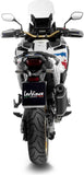 Exhaust Tip With Noise Certification Lv-14 Steel Black Carbon Fiber End Cap - Leovince Compatible With Honda Crf 1100 L Africa Twin Adventure Sports (2024-2026)
