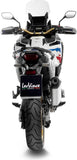 Exhaust Tip Without Sound Certification Lv-14 Stainless Steel Carbon Fiber End Cap - Leovince Compatible With Honda Crf 1100 L Africa Twin Dct (2024-2026)