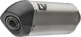 Exhaust Tip Without Sound Certification Lv-14 Titanium Carbon Fiber End Cap - Leovince Compatible With Husqvarna Norden 901 (2022-2026)