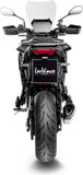 Complete Catalytic Exhaust System With Sound Certification Lv-14 R Stainless Steel Carbon Fiber End Cap - Leovince Compatible With Yamaha Tracer 9 Gt (2025-2026)