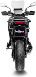 Complete Catalytic Exhaust System With Sound Certification Lv-14 R Titanium Carbon Fiber End Cap - Leovince Compatible With Yamaha Tracer 9 (2021-2024)