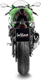 Exhaust Tip Without Sound Certification Lv-14 R Stainless Steel Carbon Fiber End Cap - Leovince Compatible With Kawasaki Zx 6R Ninja (2019-2020)