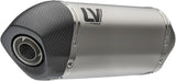 Exhaust Tip With Noise Certification Lv-14 Titanium Carbon Fiber End Cap - Leovince Compatible With Triumph Tiger 1200 Gt (2022-2024)