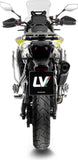 Exhaust Tip With Noise Certification Lv-14 Steel Black Carbon Fiber End Cap - Leovince Compatible With Voge Valico 900 Dsx (2024-2026)