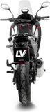 Exhaust Tip Without Sound Certification Lv-14 Titanium Carbon Fiber End Cap - Leovince Compatible With Moto Morini X-Cape 700 (2025-2026)