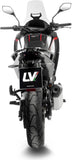 Exhaust Tip With Noise Certification Lv-14 Titanium Carbon Fiber End Cap - Leovince Compatible With Moto Morini X-Cape 700 (2025-2026)