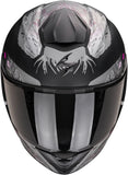 Full-Face Motorcycle Helmet Scorpion Exo Exo-530 Air Polycarbonate Matt Black Pink Hadji Size M