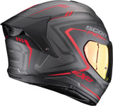 Full-Face Motorcycle Helmet Scorpion Exo Exo-530 Air Polycarbonate Matt Black Red Slope Size Xxl