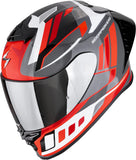 Urban Motorcycle Helmet Scorpion Exo Exo-City Ii Polycarbonate White Red Vita Size M