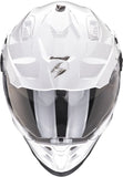 Full-Face Motorcycle Helmet Scorpion Exo Adf-9000 Air Ultra Tct Pearl White Solid Size Xs