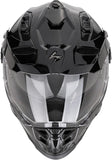 Full-Face Motorcycle Helmet Scorpion Exo Adf-9000 Carbon Air Carbon Fiber Black Solid Size Xs