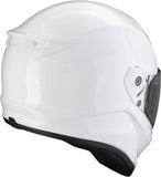 Full-Face Motorcycle Helmet Scorpion Exo Covert Fx Ultra Tct White Solid Size Xxl