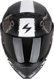 Full-Face Motorcycle Helmet Scorpion Exo Covert Fx Ultra Tct Matt Black Grey Gold Skullz Size M